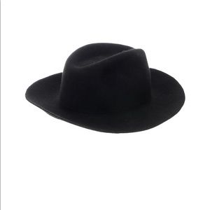 Black Goorin Bros. wool wide brim hat